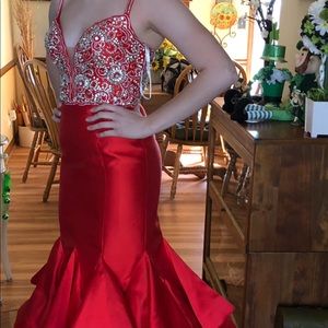 Jovani red prom dress!